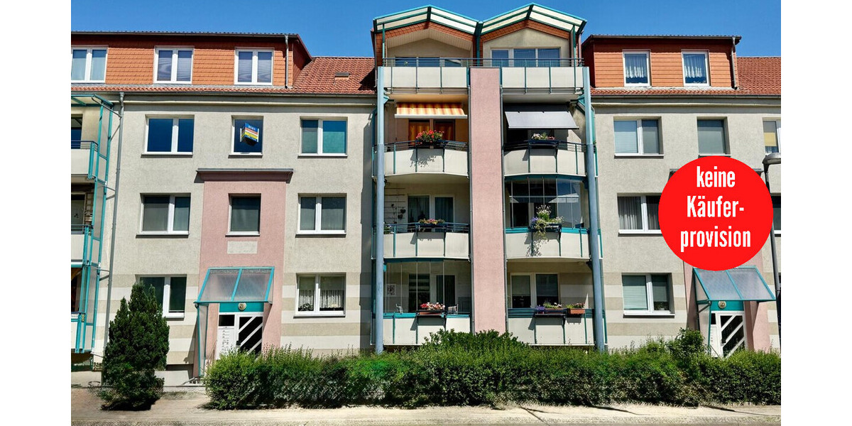 HORN IMMOBILIEN++ RESERVIERT! Neubrandenburg, 3-Raum Eigentumswohnung im EG mit Einbauküche und Balkonverglasung - Erdgeschoßwohnung Neubrandenburg | Angebot:27007629